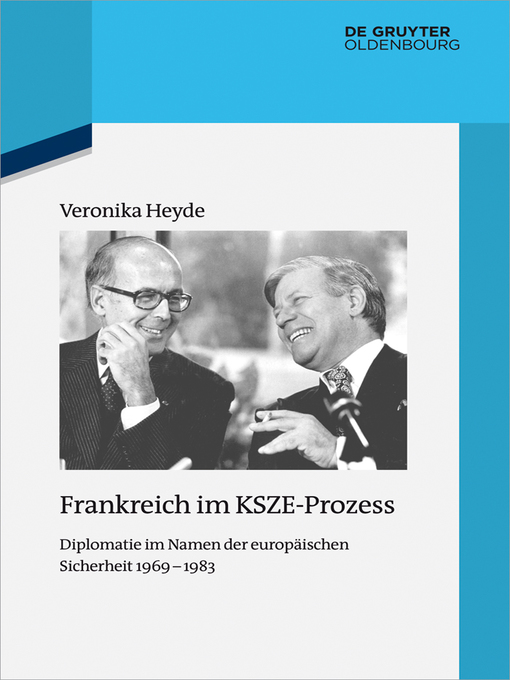 Title details for Frankreich im KSZE-Prozess by Veronika Heyde - Available